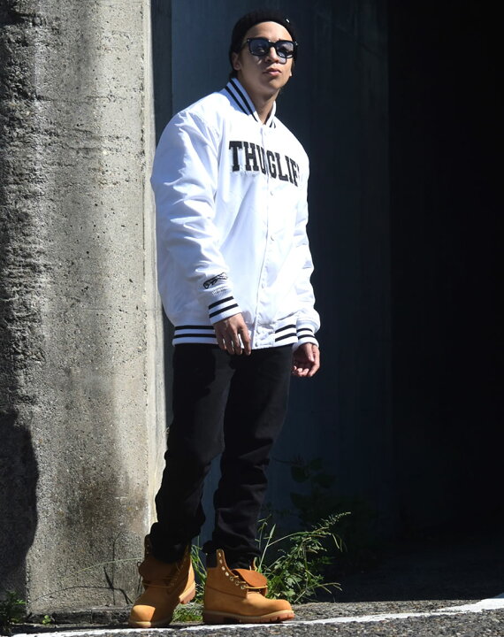 楽天市場 スタジャン メンズ スタジアムジャンパー 大きいサイズ B系 ファッション ストリート ブルゾン ヒップホップ 2pac おうちコーデ ストリートファッション Third