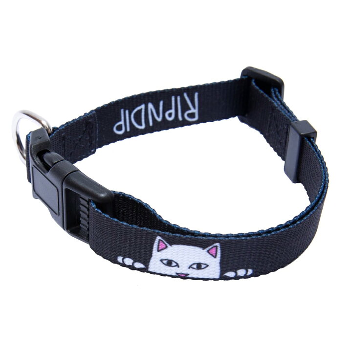 楽天市場 メール便対応 Ripndip リップンディップ 首輪 ペット ロゴ メンズ ストリート スケーター ファッション 小物 Peek A Nerm Web Belt Pet Collar Rnd7153 ストリートファッション Third