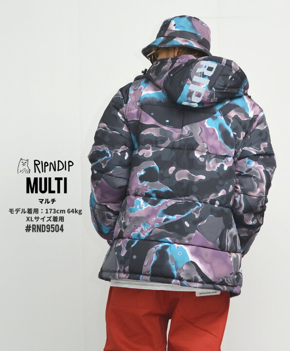 楽天市場】RIPNDIP リップンディップ ジャケット メンズ ハイネック  