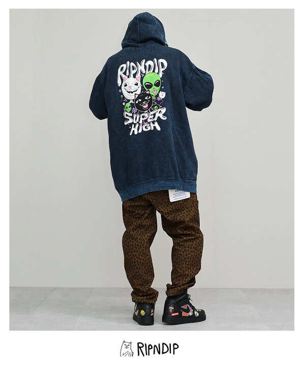 楽天市場】RIPNDIP リップンディップ プルオーバーパーカー メンズ 