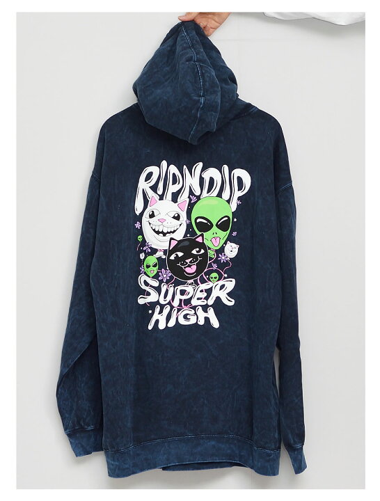楽天市場】RIPNDIP リップンディップ プルオーバーパーカー メンズ 