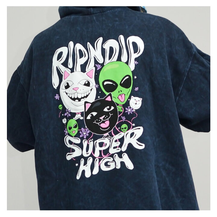 楽天市場】RIPNDIP リップンディップ プルオーバーパーカー メンズ 
