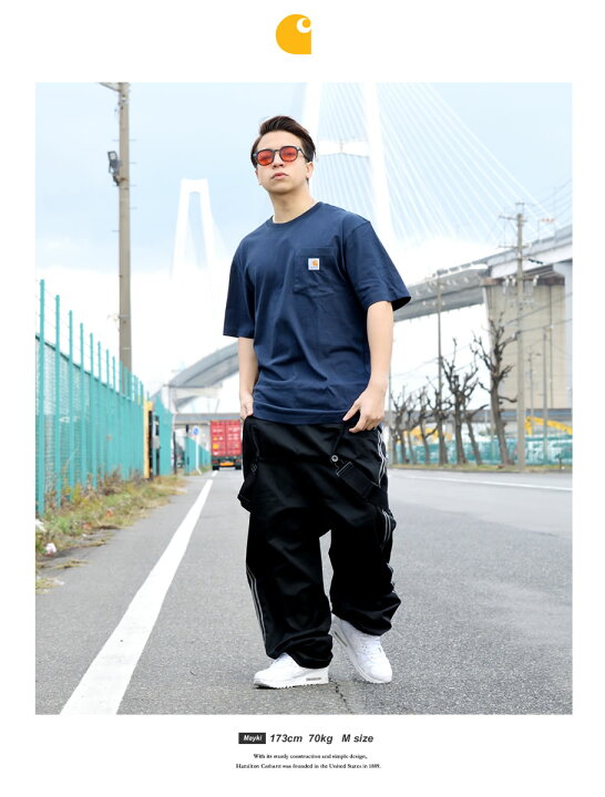 楽天市場 お買い物マラソン今だけ2750円 メール便対応 Carhartt カーハート Tシャツ メンズ 半袖 ポケット Tシャツ ポケt ロゴ ストリート ファッション アメカジ メンズ アメリカ Usモデル 大きいサイズ M L Xl 2xl Ll 3l K87 ストリートファッション Third