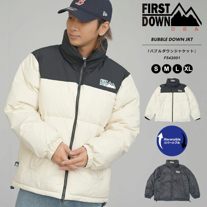 楽天市場】FIRST DOWN USA ファーストダウン バブル ダウンジャケット  