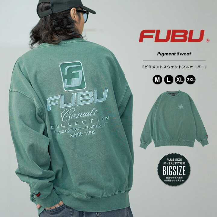 楽天市場】FUBU フブ トレーナー メンズ 裏毛 スウェット プルオーバー 