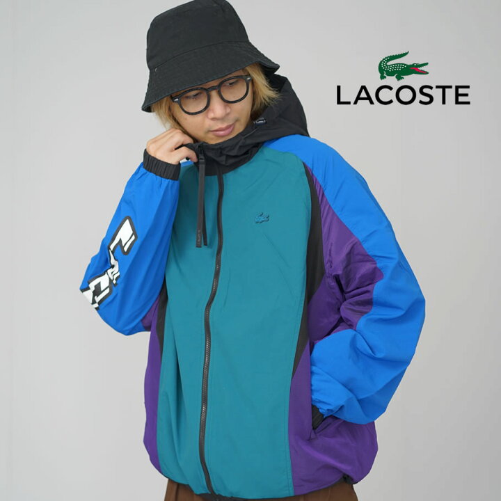 楽天市場】LACOSTE ラコステ ナイロンジャケット メンズ ナイロン ロゴ  