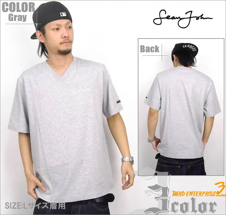 楽天市場】【メール便対応】SEAN JOHN ショーンジョン 半袖 Tシャツ V  