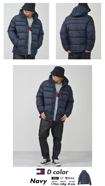 楽天市場】TOMMY HILFIGER トミーヒルフィガー メンズ ダウン  