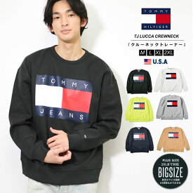 トミーヒルフィガー トレーナー メンズ クルーネック スウェット スエット TOMMY HILFIGER トミー トミージーンズ TOMMY JEANS ロゴ トップス アパレル カジュアル ウェア ストリート ファッション 大きいサイズ 78F0169