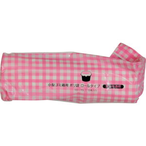 IRL 小型ゴミ箱用ポリ袋 ロールタイプ 乳白半透明 13L-15L 15枚入り (1Pk) 品番:KGR-13