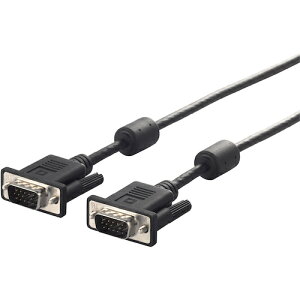 obt@[ BUFFALO fBXvCP[u ɍ D-Sub15FD-Sub15 tFCgRAt ubN 3.0m (1) iԁFBSDCV30BK