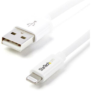StarTech X^[ebN LightningP[u/USB-A/1m/480Mbps/Apple MFiF/zCg/iPhone [d Ή (1) iԁFUSBLT1MW