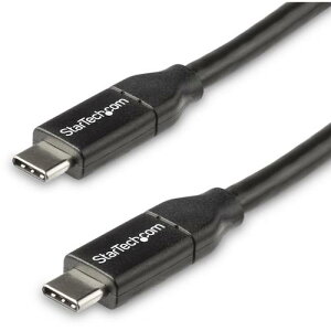 StarTech X^[ebN USB-CP[u/50cm/USB 2.0/480Mbps/Type-C - Type-C/100W/IX-IX (1) iԁFUSB2C5C50CM