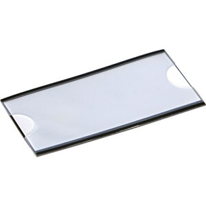 トラスコ TRUSCO マグネット式見出しプレート 40×80 黒 10枚入 (1Pk) 品番:MGP-40X80-BK