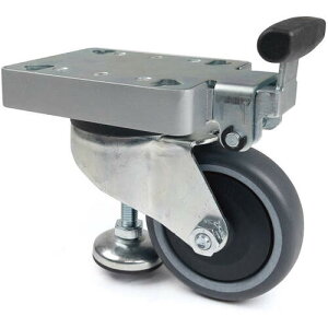 スガツネ工業 SUGATSUNE (200056021)AJC80-U-ESDアジャキャスター (1個) 品番:AJC80-U-ESD