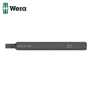 Wera ���F�� 18140 �ђʐ�p���փr�b�g �}�C�i�X4.0×0.8mm (1�{)