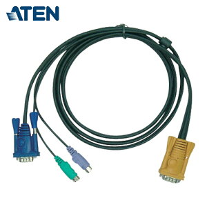 ATEN PS/2 KVM�P�[�u�� SPHD�^�C�v 6m (1�{) �i�ԁF2L-5206P