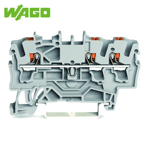 WAGO ���S 2202-1301-PK �v�b�V���{�^������^�C�v �X�v�����O�����p�[�q��2202�V���[�Y3�����p (1��)