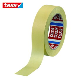 テサ tesa マスキングテープ建築内装・養生用 19mm×50m 黄 (1巻) 4323-19-50