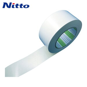 �����d�H Nitto �����E�S������ł̌Œ�p���ʃe�[�v No.513 50mmX30m �z���C�g (1��) 513-50