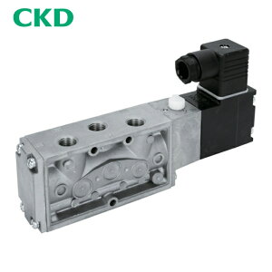 CKD 4F310-10-DC24V �d���� �p�C���b�g��5�|�[�g�كZ���b�N�X�o���u 4F�V���[�Y 3.9C Rp3/8 DC24V (1��)