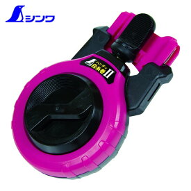 シンワ測定 水平出し糸巻 ハンディ白糸巻2自動巻パープリッシュレッド (1個) 品番：77446