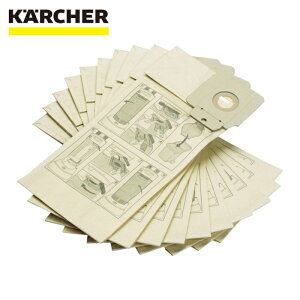 �P���q���[ KARCHER �o�L���[���N���[�i�[�p�A�N�Z�T���[ �y�[�p�[�t�B���^�[�o�b�O 10���i6.904-294.0�j (1Pk) �i�ԁF6.904-294.0
