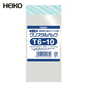 HEIKO �w�C�R�[�|�� OPP�� �e�[�v�t�� �N���X�^���p�b�N T6-10 100������ (1��) �i�ԁF6740300 T6-10