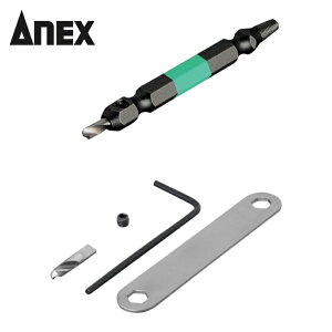 �A�l�b�N�X ANEX ANH-365 �Ȃ߂��l�W�͂����r�b�g1�{�g M6~8�l�W�p �S��65mm (1S)