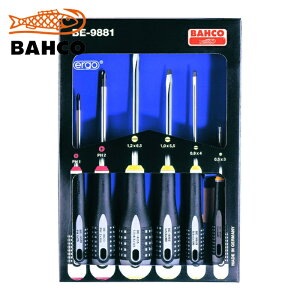 �o�[�R BAHCO BE-9881 �O���b�v�h���C�o�[ �G���S�h���C�o�[�Z�b�g �n��}�O�l�b�g���� 6�{�Z�b�g (1S)