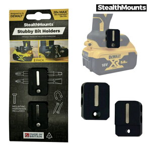 StealthMounts BH-DW-S-BLK-2 �c�[���z���_�[ �f�E�H���g�pStubby�r�b�g�z���_�[ �u���b�N 2 �� (1��)
