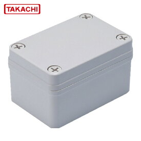 タカチ電機工業 BCAS060905G 防水・防塵ボックス ホワイトグレー 65×95×55 (1台)