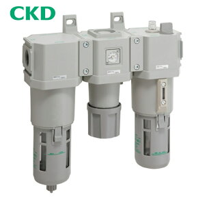 CKD C8000-20-W-F1 FRL���j�b�g F.R.L�R���r�l�[�V���� �W�����F�V���[�Y Rc3/4 �t�B���^�E�蓮�t�I�[�g�h���� (1S)