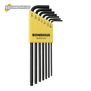 �{���_�X BONDHUS BLX7 �{�[���|�C���g L-�����` �����O �C���` �Z�b�g7�{�g(5/64-3/16) (1S)