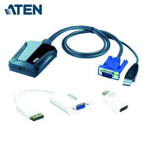 ATEN �R���\�[���A�_�v�^�[/USB/���b�v�g�b�v�^�iIT�L�b�g�j (1��) �i�ԁFCV211CP