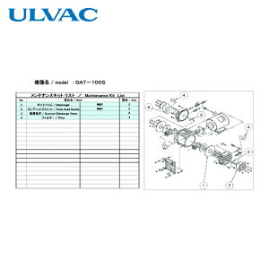 �A���o�b�N DAT-100S MAINTENANCEKIT �^��|���v�p�����e�i���X�L�b�h DAT-100S�p (1��)