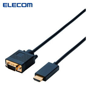 �G���R�� ELECOM HDMI�pVGA�ϊ��P�[�u�� (1�{) �i�ԁFCAC-HDMIVGA10BK