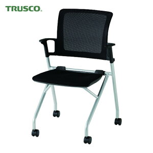 �g���X�R TRUSCO �R���p�N�g�~�[�e�B���O�`�F�A �u���b�N (1�r) CMC-BK