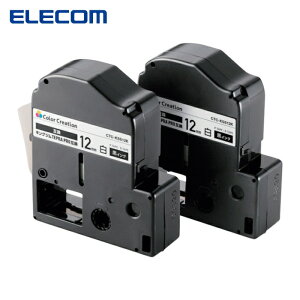 �G���R�� ELECOM CTC-KSS12K-2P �e�v��PRO�p�݊��e�[�v �� ������ 8m 12mm�� 2�p�b�N (1��)