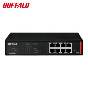 �o�b�t�@���[ �@�l���� Giga�Ή� PoE Layer2 �X�}�[�gLite�X�C�b�` 8�|�[�g (1��) BS-GSL2008P