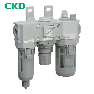 CKD FRL���j�b�g ���W�����[�^�C�v�Z���b�N�XFRL 2000�V���[�Y �ڑ����aRc1/4 (1S) �i�ԁFC2000-8-W-F1