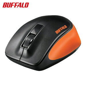 �o�b�t�@���[ BUFFALO ���� BlueLED 3�{�^�� �v���~�A���t�B�b�g�}�E�X �I�����W (1��) �i�ԁFBSMBW300MOR