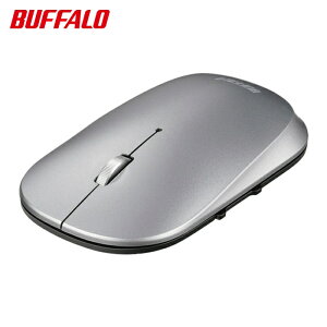 �o�b�t�@���[ BUFFALO ���^ 5�{�^�� Bluetooth BlueLED�}�E�X �m�[�}�� �V���o�[ (1��) �i�ԁFBSMBB530NSV
