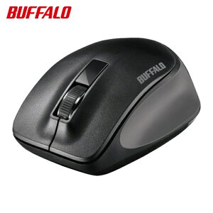 �o�b�t�@���[ BUFFALO ���� BlueLED 3�{�^�� �v���~�A���t�B�b�g�}�E�X �u���b�N (1��) �i�ԁFBSMBW300MBK