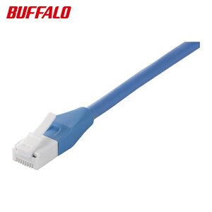�o�b�t�@���[ �c���̐܂�Ȃ�LAN�P�[�u�� �J�e�S���[6 �X�g���[�g �X�^���_�[�h 1m �u���[ (1��) BSLS6NU10BL2