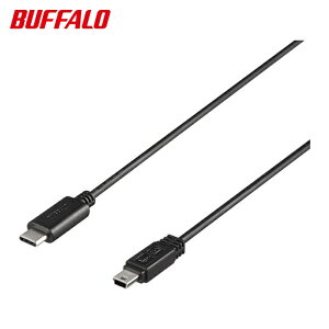�o�b�t�@���[ USB2.0�P�[�u�� C-miniB 0.5m �u���b�N (1��) BU2CMN05BK
