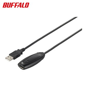 �o�b�t�@���[ USB2.0���s�[�^�[�P�[�u��(A to A) 5m �u���b�N (1�{) BSUAAR250BK