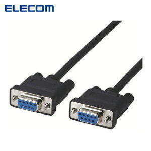 �G���R�� ELECOM C232R-ECO930 �f�B�X�v���C�P�[�u�� EURoHS�w�ߏ��� RS-232C���o�[�X�P�[�u�� 3m (1�{)