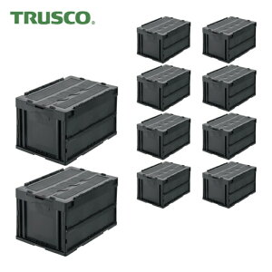 �g���X�R TRUSCO (�܂Ƃߔ���) �I���R�� �W���܂肽���݃R���e�i 50L �O���[ 10�� (1S) �i�ԁFCT50-GY-10P