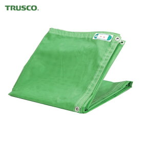 トラスコ TRUSCO 防炎2類 防炎メッシュシートエコノミー 1.8m×5.4m グリーン 建築工事養生 塗装工事用（飛散防止） (1枚) 品番：BM1854-GN